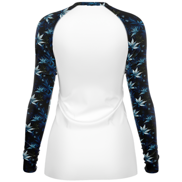Chokefish™ Long Sleeve Rashguard Cannabis Woman's Shirt-005